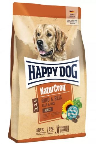 Happy Dog NaturCroq marha & rizs száraz kutyaeledel - 15kg