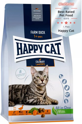 Happy Cat Culinary Adult kacsa száraz macskaeledel - 4kg