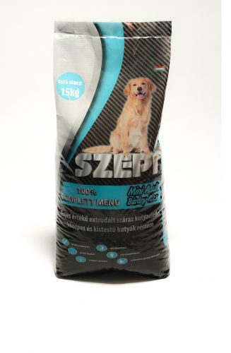 Szepi Mini Adult Bárány- Rizs száraz kutyaeledel 20/12 - 15kg